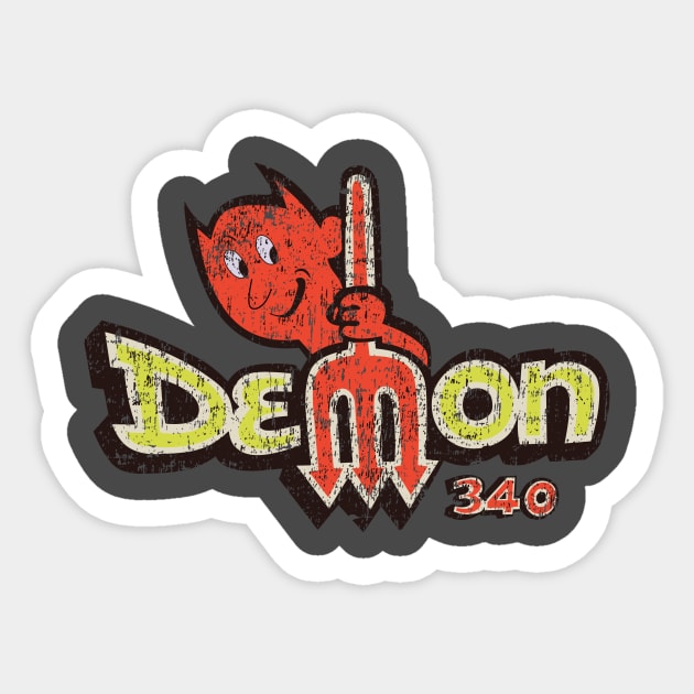 demon 340 Sticker by vender